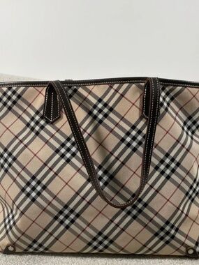 Authentic Pre-Owned Burberry Blue Label Tote Bag Nova Check